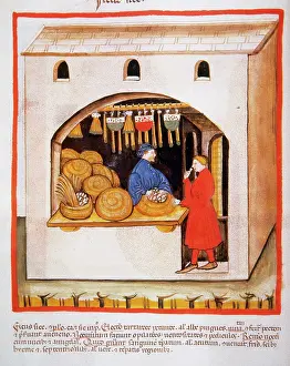 Establishment: Tacuinum Sanitatis.14th century. Medieval handbook of health