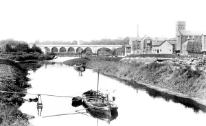 Tadcaster: Tadcaster, view from Bridge 1906