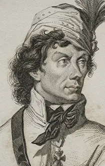 Vernier: Tadeusz Kosciuszko (1746-1817). Polish general and statesman