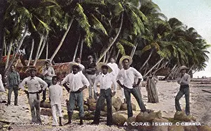 Tahitians: Tahitians on a beach