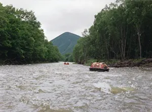 Kozlov: A Taiga River photo art work, 1991