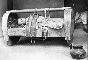 Cradle: Tajik child cradle in Dushanbe