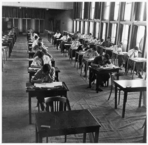 Examinations: Taking an exam, Hatfield Technical College