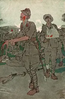 Militarism: TAKING GROUND, 1916