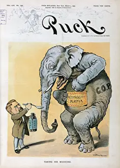 Tonic: Taking his medicine