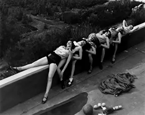 Conformity: Taking a post-workout break on the roof