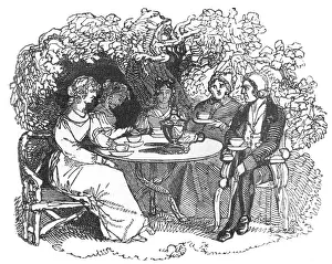 Teatime: Taking tea outside, 1790s