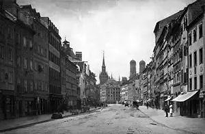 Frauenkirche: The Tal in Munich around 1870