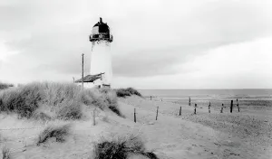 Clwyd: Talacre, Point of Ayr Lighthouse c1955