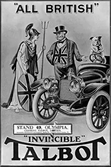 Invincible: Talbot Car Advertisement, 1912