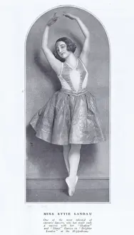 Wylie: The talented operatic dancer Ettie Landau, London, 1923