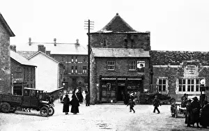 Talgarth: Talgarth Market Square early 1900s
