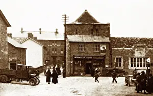 Talgarth: Talgarth Market Square, early 1900s
