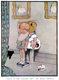 Jan17: Which is the tallest, by Hilda Cowham