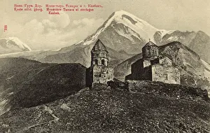 Tamar: Tamara Monastery and Mount Kazbek, Caucasus