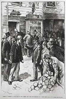 Tammany: Tammany workers at the polls in Pell Street