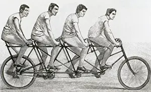 Cyclist: Tandem bicycle