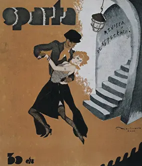 Tattooing: Tango apache. Illustration by Marinero for the cover