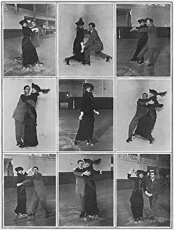 Easton: Tango craze: a tango on roller skates, 1913