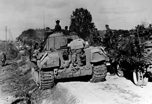 Grossdeutschland: Tank of the division Greater Germany in a counter-attack