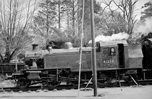 Bedford: Tank engine outside Bournemouth West Station