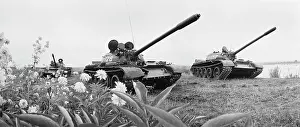 Operational: Tank military exercises, 1976