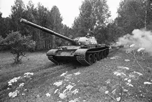 Exercises: Tank military exercises, 1986