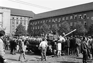Ostrava: Tank - protest - Ostrava