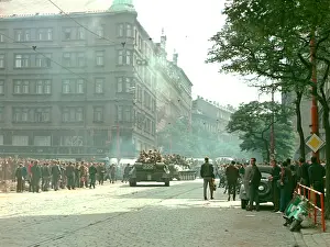 Libor: Tank - protest - Prague