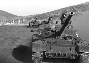 Tactical: Tank squadron marching, 1981