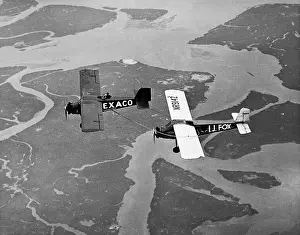 Refueled: Tanker in action, 1932