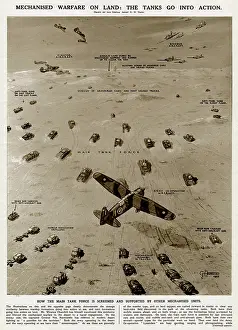 Mechanised: Tanks going into action by G. H. Davis