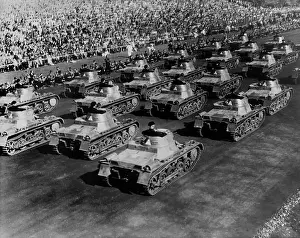 Limitations: Tanks on parade during 1935 Erntedankfest, the