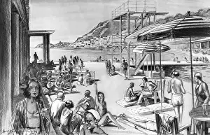 Sunbathers: The Tannery at Monte Carlo Beach