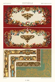 Wall Decor: Tapestry, bindings and woodwork, 18th century