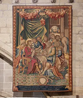 Tapestry: Tapestry, Cathedrale Saint-Maurice, Angers, Maine-et-Loire, France