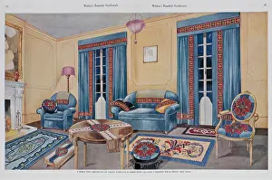 Lampshade: Tapestry designs, Weldon's Beautiful Needlework