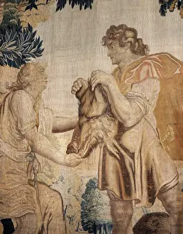 Maincy: Tapestry, Fouquet's antechamber, Chateau de Vaux-le-Vicomte