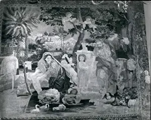 Hitherto: Tapestry Rest on the Flight to Egypt at Hampton Court