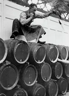 Tapped: Tapping a barrel of beer