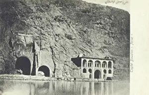 Sassanid: Taqwasan carvings, Iran