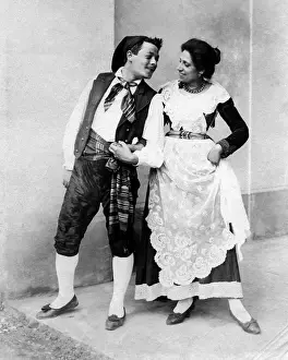 Tarantella: Tarantella folk dancers, Italy