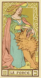Wirth: Tarot Card 11 - La Force (Strength)