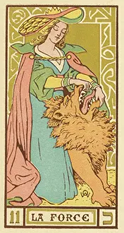 Wirth: Tarot Card 11 - La Force (Strength)
