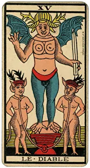 Diable: Tarot Card 15 - Le Diable (The Devil)