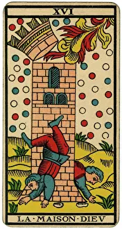 Babel: Tarot Card 16 - La Maison Dieu (The Tower)