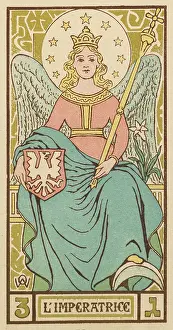 Wirth: Tarot Card 3 - L'Imperatrice (The Empress)