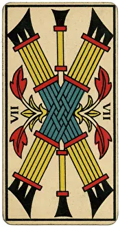 Tarot: Tarot Card - Baton VII