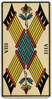 Tarot: Tarot Card - Baton VIII
