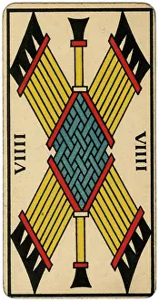 Tarot: Tarot Card - Baton VIIII (IX)